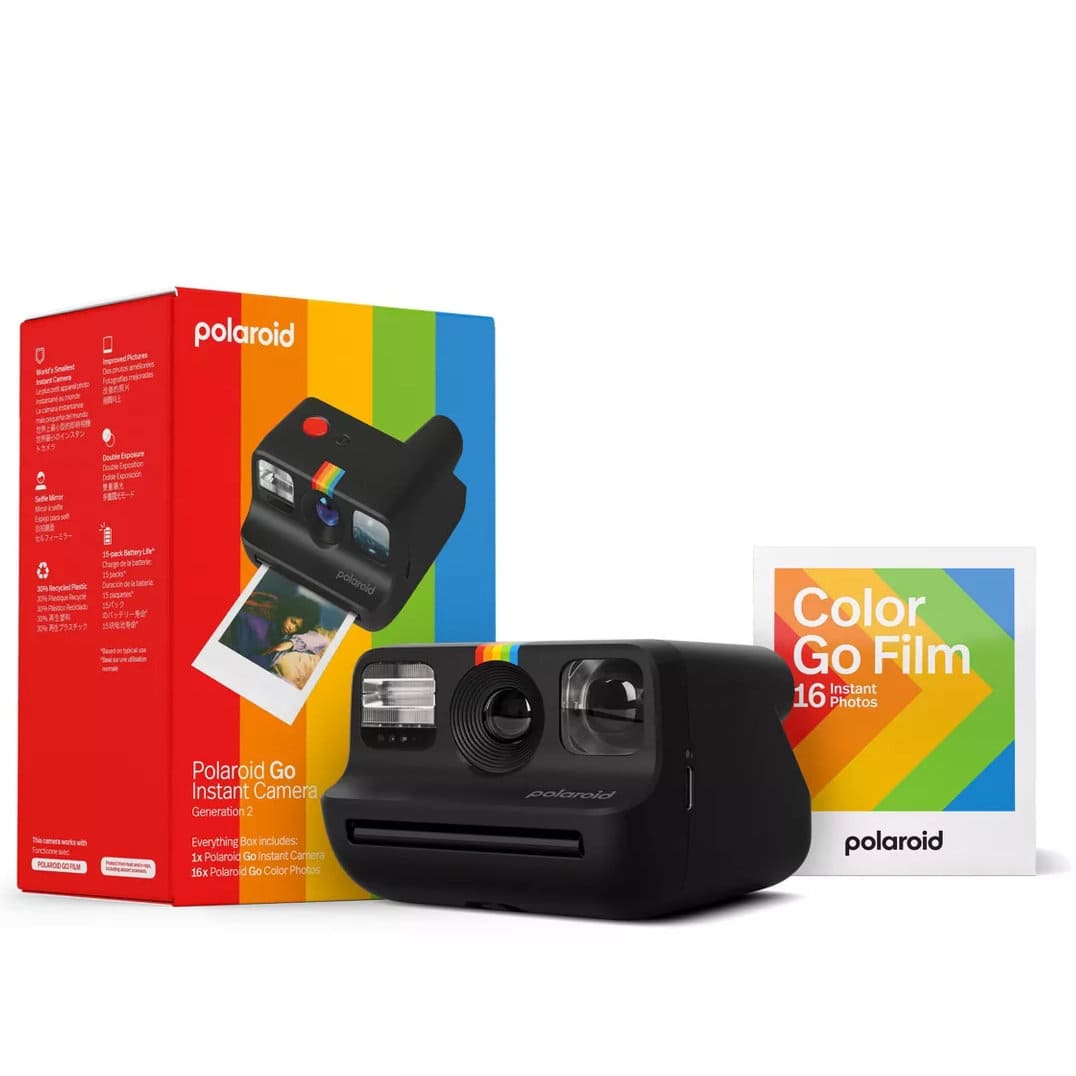 Фотоаппарат моментальной печати Polaroid Go Everything Box Bundle (2-е поколение), черный